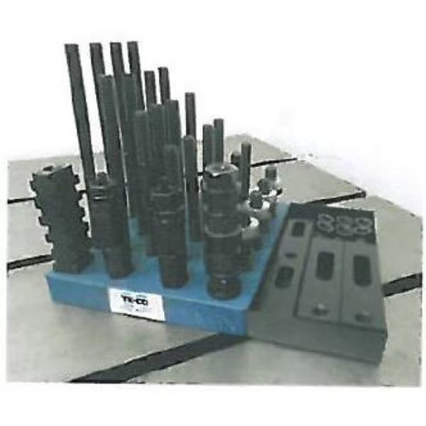 Tapped End Clamp Cnc Fixturing Kit 7/8 X 3/4-10, Te-Co, Mfr#: 20127